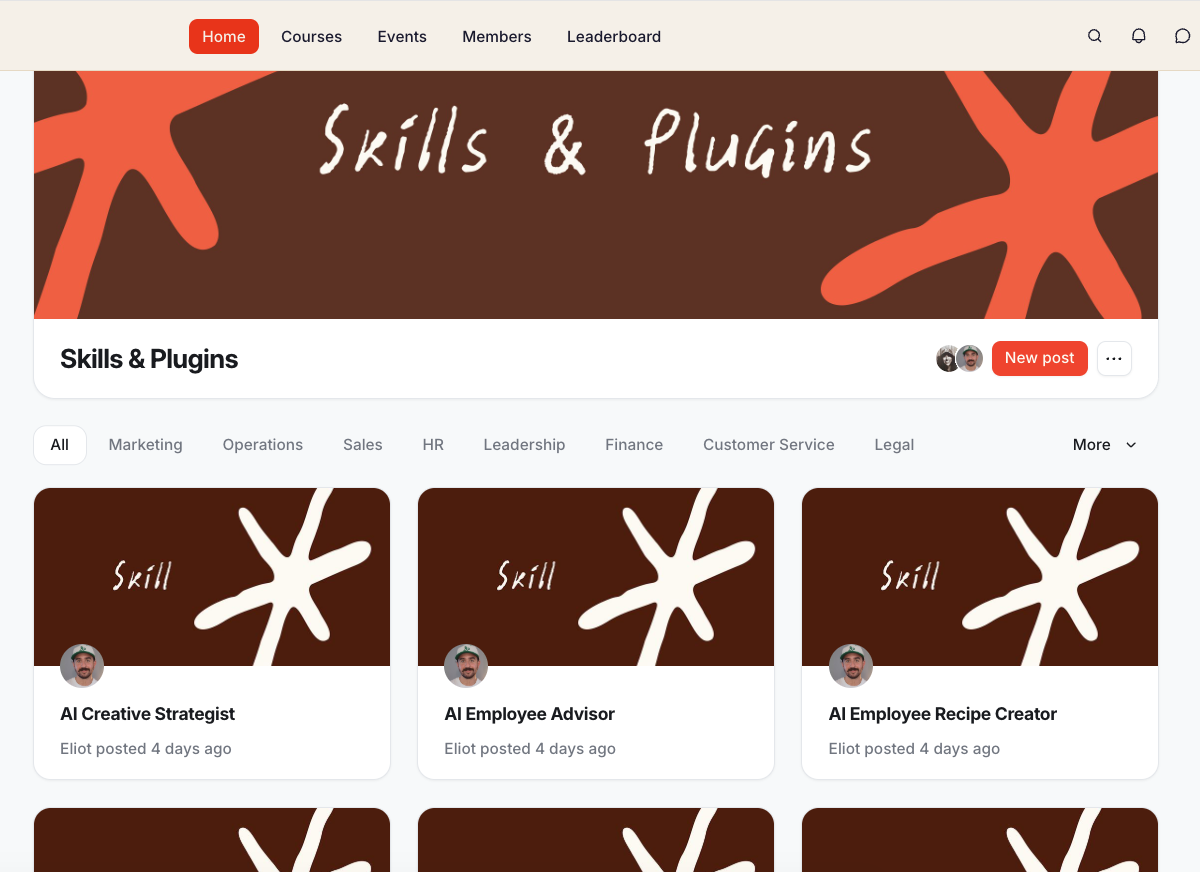 Half Day Thursdays Skills and Plugins library